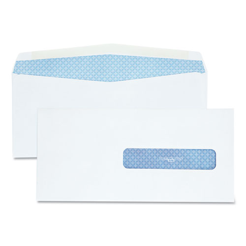 Picture of Security Tinted Insurance Claim Form Envelope, Address Window, Commercial Flap, Gummed Closure, 4.5 x 9.5, White, 500/Box