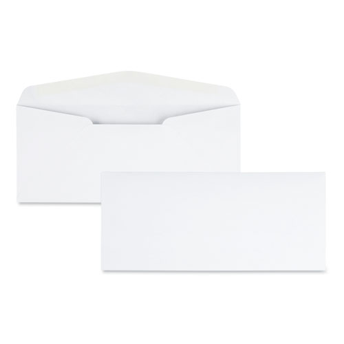 Picture of Laser and Inkjet White Business Envelope, #10, Bankers Flap, Gummed Closure, 4.13 x 9.5, White, 500/Box