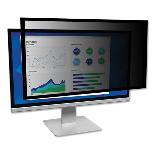 Picture of Framed Desktop Monitor Privacy Filter for 23.6" to 24" Widescreen Flat Panel Monitor, 16:10 Aspect Ratio