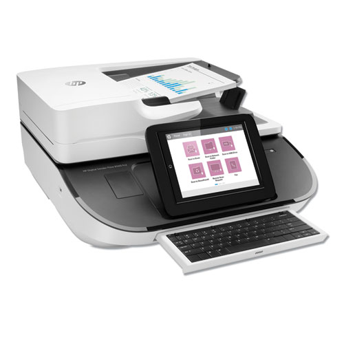 Picture of Digital Sender Flow 8500 fn2 Document Capture Workstation, 600 dpi Optical Resolution, 150-Sheet Duplex Auto Document Feeder