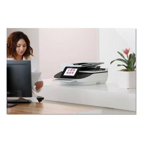 Picture of Digital Sender Flow 8500 fn2 Document Capture Workstation, 600 dpi Optical Resolution, 150-Sheet Duplex Auto Document Feeder