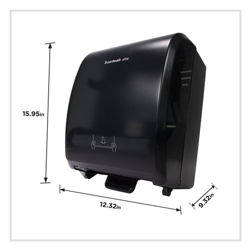 Picture of Xtra Mechanical Hands-Free Towel Dispenser, 12.31 x 9.31 x 15.94, Black