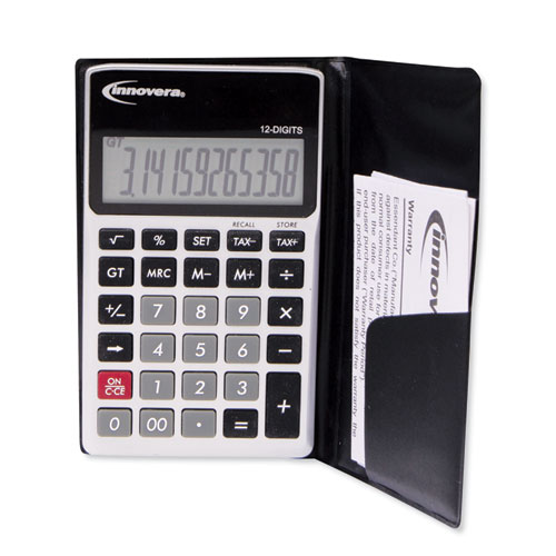 Picture of 15922 Pocket Calculator, 12-Digit LCD