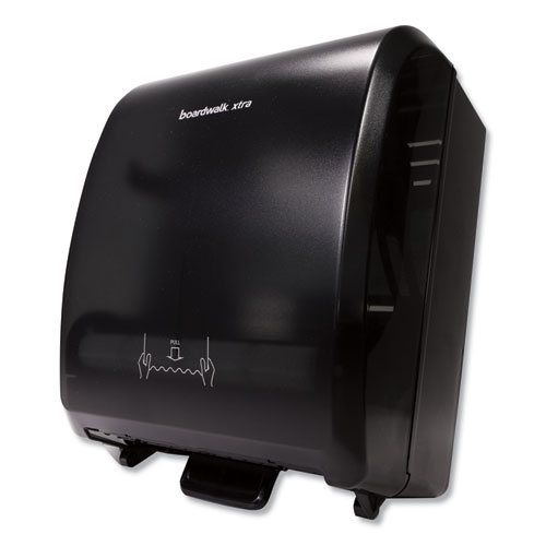 Picture of Xtra Mechanical Hands-Free Towel Dispenser, 12.31 x 9.31 x 15.94, Black