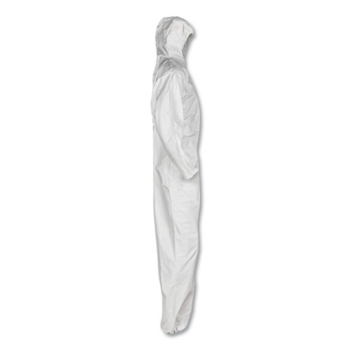 Picture of A20 Breathable Particle Protection Coveralls, Zipper Front, Large, White