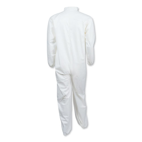 Picture of A40 Elastic-Cuff and Ankles Coveralls, White, Large, 25/Carton