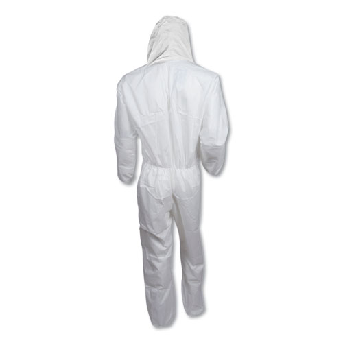 Picture of A20 Breathable Particle Protection Coveralls, Zipper Front, Large, White