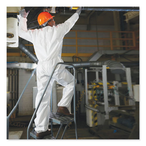 Picture of A30 Elastic-Back Coveralls, White, 2X-Large, 25/Carton