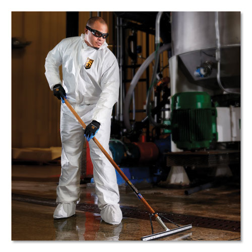 Picture of A40 Elastic-Cuff, Ankle, Hood and Boot Coveralls, 4X-Large, White, 25/Carton