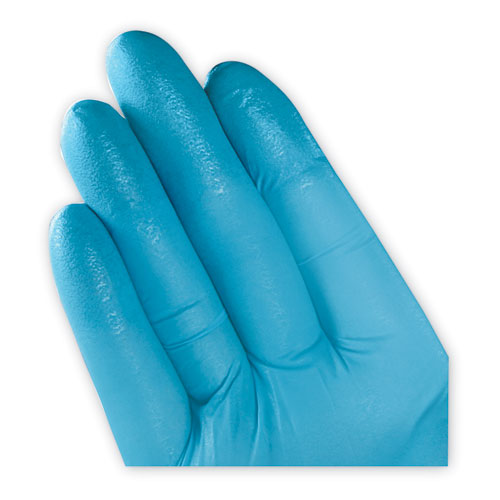 Picture of G10 Blue Nitrile Gloves, General Purpose, 242 mm Length, Small, 100/Box