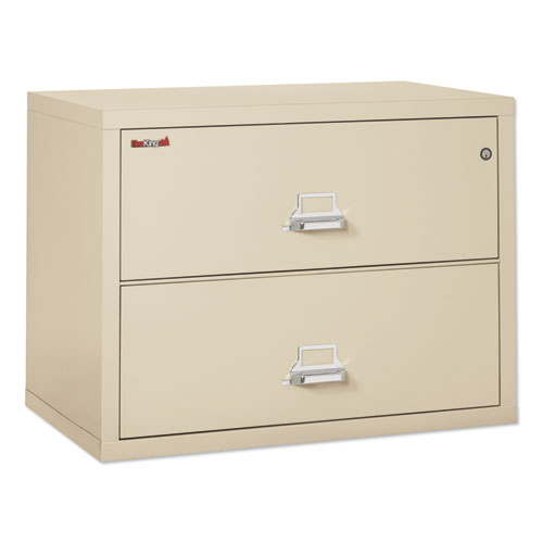 Picture of Insulated Lateral File, 2 Legal/Letter-Size File Drawers, Parchment, 37.5" x 22.13" x 27.75"