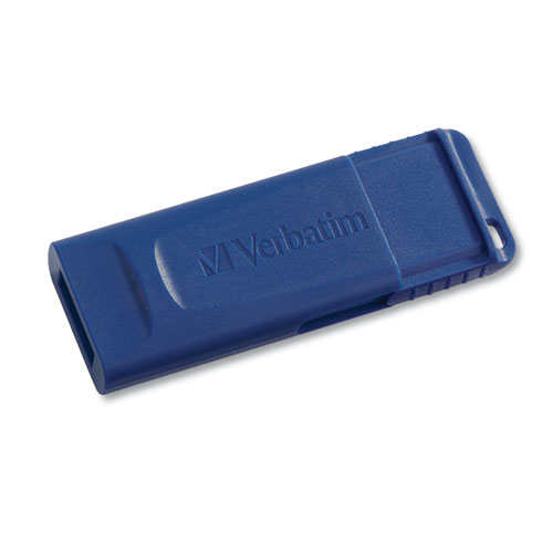 Picture of Classic USB 2.0 Flash Drive, 8 GB, Blue, 5/Pack