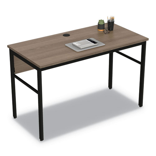 Picture of Urban Series Desk Workstation, 47.25" x 23.75" x 29.5", Natural Walnut