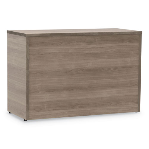 Picture of Urban 36" Credenza, Bottom Pedestal, 35.25w x 15.25d x 23.75h, Natural Walnut