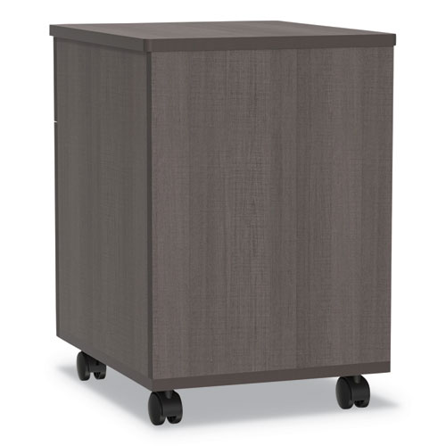 Picture of Trento Line Mobile Pedestal File, Left or Right, 2-Drawers: Box/File, Legal/Letter, Mocha, 16.5" x 19.75" x 23.63"