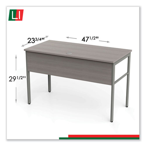 Picture of Urban Series Desk Workstation, 47.25" x 23.75" x 29.5", Ash