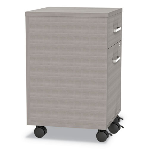 Picture of Urban Mobile File Pedestal, Left or Right, 2-Drawers: Box/File, Legal/A4, Ash, 16" x 15.25" x 23.75"