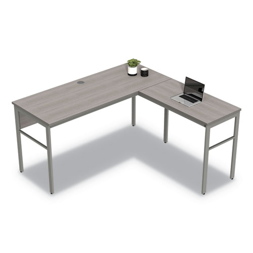 Picture of Urban Series L- Shaped Desk, 59" x 59" x 29.5", Ash