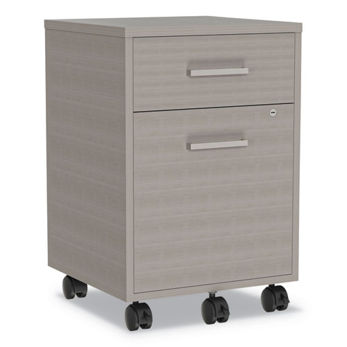 Picture of Urban Mobile File Pedestal, Left or Right, 2-Drawers: Box/File, Legal/A4, Ash, 16" x 15.25" x 23.75"