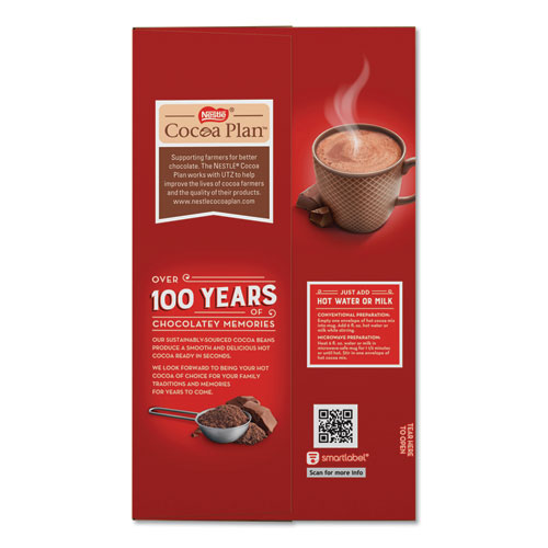 Picture of Hot Cocoa Mix, Rich Chocolate, 0.71 oz Packets, 50/Box, 6 Box/Carton