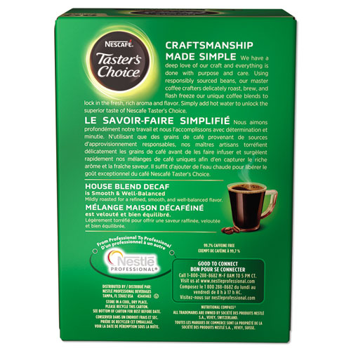 Picture of Taster's Choice Stick Pack, Decaf, 0.06oz, 80/Box