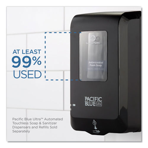 Picture of Pacific Blue Ultra Automated Touchless Soap/Sanitizer Dispenser, 1,000 mL, 6.54 x 11.72 x 4, Black