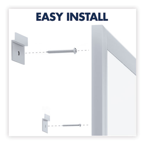 Picture of Classic Series Total Erase Dry Erase Boards, 36" x 24", White Surface, Anodized Aluminum Frame