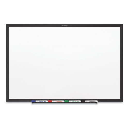 Classic+Series+Nano-Clean+Dry+Erase+Board%2C+36+x+24%2C+White+Surface%2C+Black+Aluminum+Frame