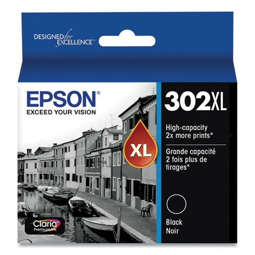 Picture of T302XL020-S (T302XL) Claria High-Yield Ink, Black