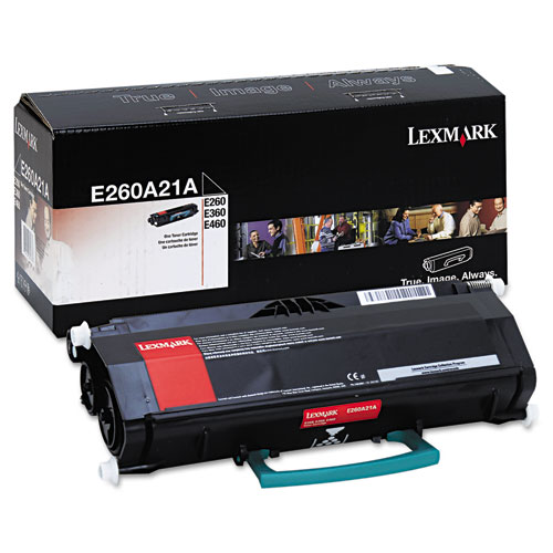 Picture of E260A21A Toner, 3,500 Page-Yield, Black