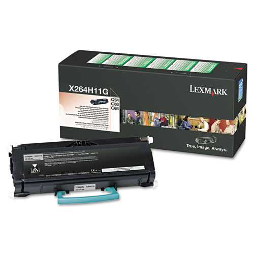 Picture of X264H11G Return Program High-Yield Toner, 9,000 Page-Yield, Black