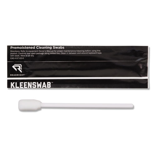 Picture of KleenSwabs Printer Cleaner Swabs, 25/Box