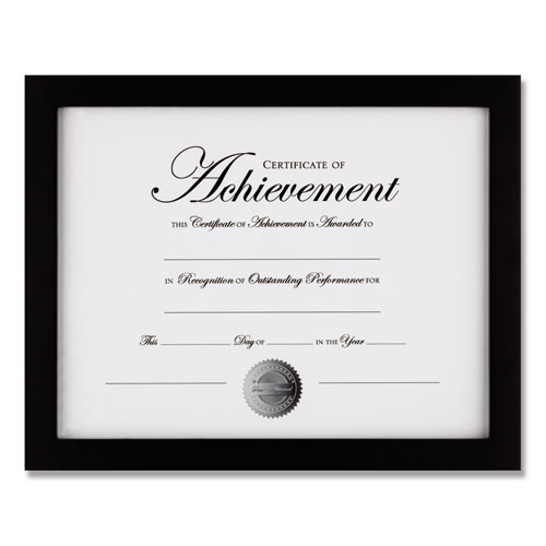 Picture of Wood Gallery Frame with Two-Way Easel, 8.5 x 11, Black