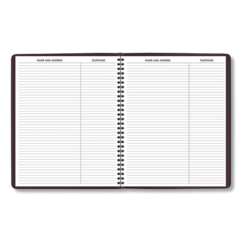 Picture of Monthly Planner, 11 x 9, Winestone Cover, 15-Month: Jan 2025 to Mar 2026