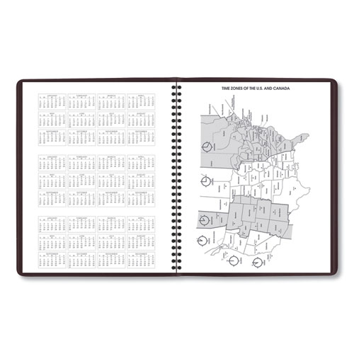 Picture of Monthly Planner, 11 x 9, Winestone Cover, 15-Month: Jan 2025 to Mar 2026