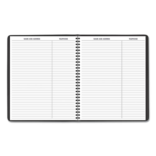 Picture of Monthly Planner, 11 x 9, Black Cover, 15-Month (Jan to Mar): 2024 to 2025