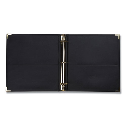 Picture of Classic Collection Ring Binder, 3 Rings, 1.5" Capacity, 11 x 8.5, Black