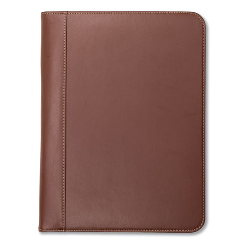 Contrast+Stitch+Leather+Padfolio%2C+8+1%2F2+X+11%2C+Leather%2C+Tan