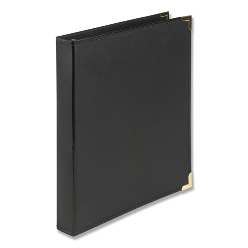 Picture of Classic Collection Ring Binder, 3 Rings, 1" Capacity, 11 x 8.5, Black