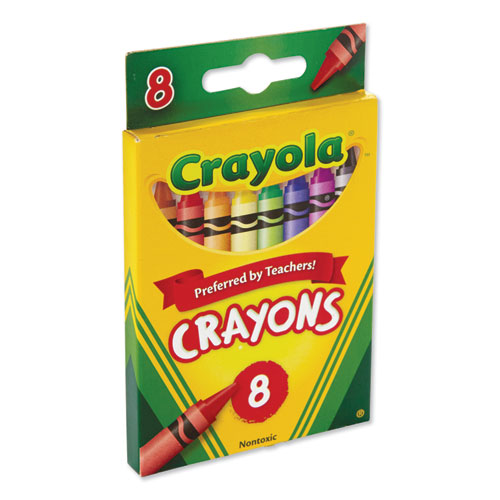 Picture of Classic Color Crayons, Peggable Retail Pack, Peggable Retail Pack, 8 Colors/Pack