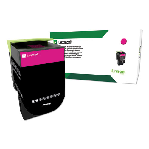 Picture of 80C1HM0 Return Program High-Yield Toner, 3,000 Page-Yield, Magenta