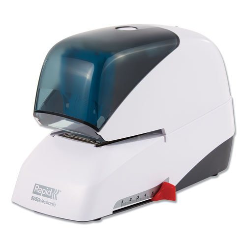 Picture of 5050e Professional Electric Stapler, 60-Sheet Capacity, White