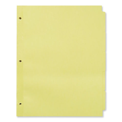 Picture of Self-Tab Index Dividers, 5-Tab, 11 x 8.5, Buff, 36 Sets