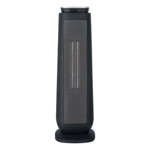 Picture of Ceramic Heater Tower with Remote Control, 1,500 W, 7.17 x 7.17 x 22.95, Black