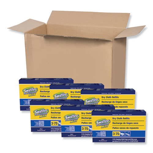 Picture of Max/XL Dry Refill Cloths, 17.88 x 10, White, 16/Box, 6 Boxes/Carton