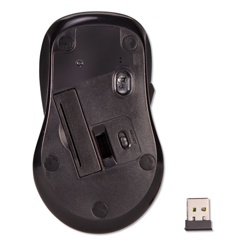 Picture of Hyper-Fast Scrolling Mouse, 2.4 GHz Frequency/26 ft Wireless Range, Right Hand Use, Black