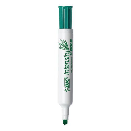 Picture of Intensity Bold Tank-Style Dry Erase Marker, Broad Chisel Tip, Assorted Colors, 4/Set