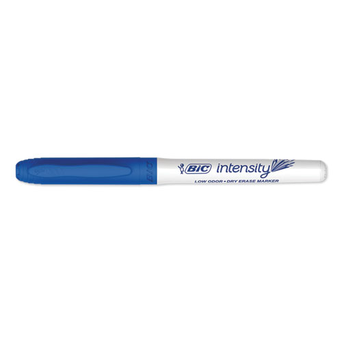 Picture of Intensity Low Odor Fine Point Dry Erase Marker, Fine Bullet Tip, Blue, Dozen