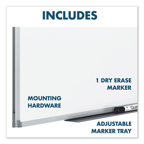 Picture of Dry-Erase Board, Melamine Surface, 48 x 36, Silver Aluminum Frame