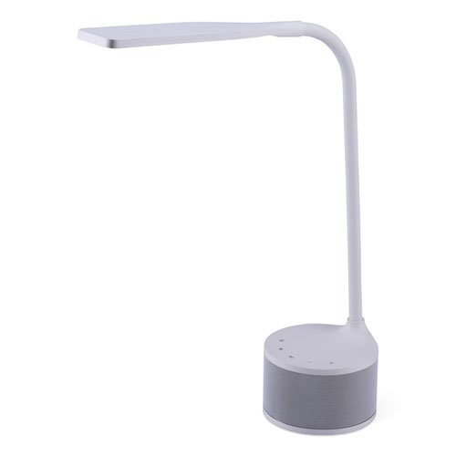 LED+Bluetooth+Speaker+Lamp+with+USB%2C+2+Prong%2C+4.33w+x+14.57h%2C+White